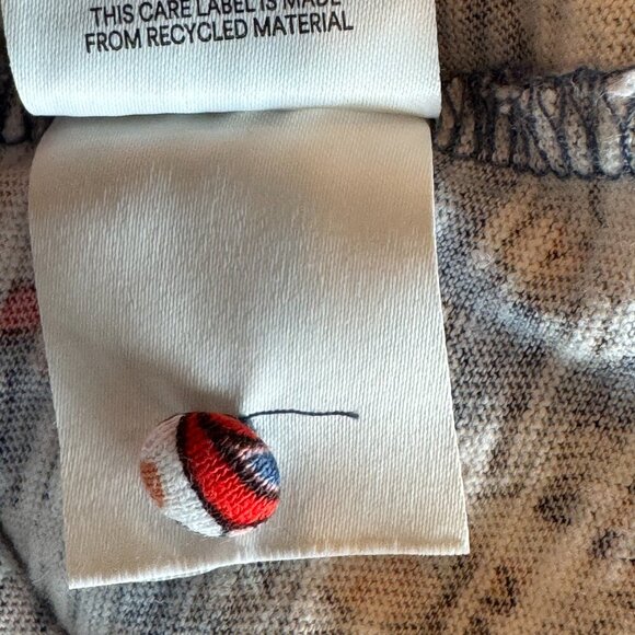 Boden Blue Paisley 100% cotton V neck short shift dress sz 14R - Picture 11 of 12